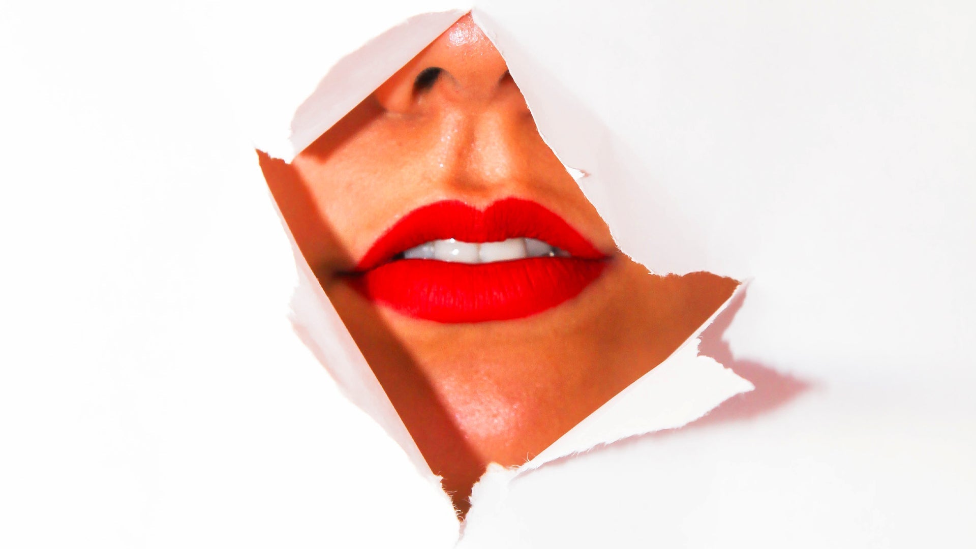 Image d'une bouche de femme